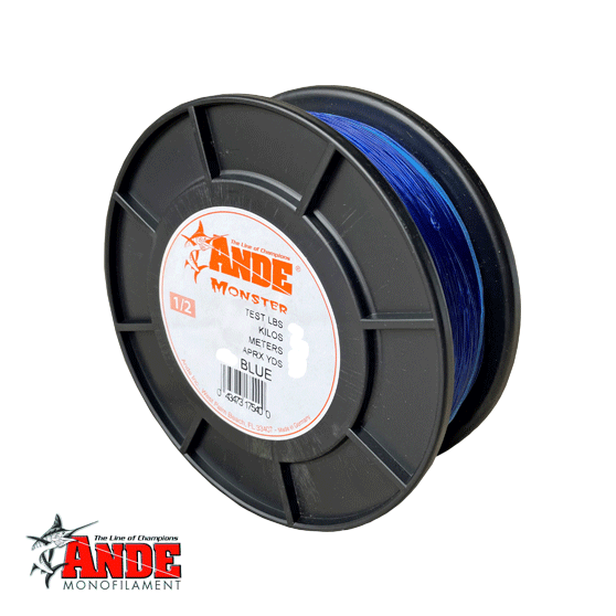 ANDE Monofilament Premium - 1/2 lb. Spool - 50lb. Test - Pink