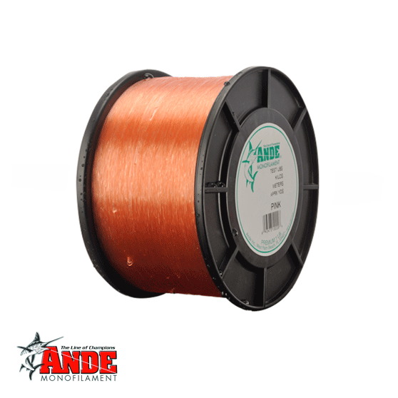 Ande Premium Monofilament Pink 50 lb Test 1 lb Spool