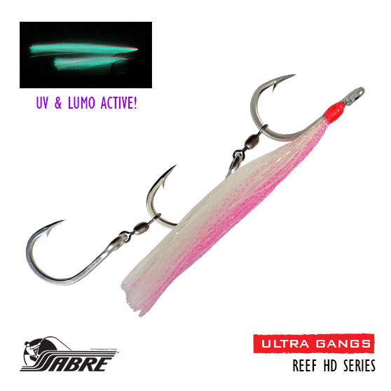 SABRE® Ultra-Gang Hooks REEF [2pk]