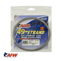 AFW 49-Strand Stainless Wire Silver 175lb [30ft]