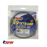 AFW 49-Strand Stainless Wire Silver 400lb [30ft]