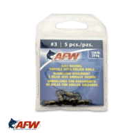 AFW Ball-Bearing Swivels #3 | 130lb [5pk]