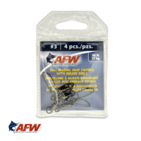 AFW Ball-Bearing Snap Swivels #3 | 60lb [4pk]