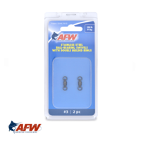 AFW SS Ball-Bearing Swivels #3 | 200lb [2pk]