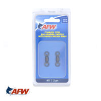 AFW SS Ball-Bearing Swivels #5 | 335lb [2pk]