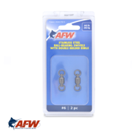 AFW SS Ball-Bearing Swivels #6 | 445lb [2pk]
