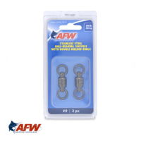 AFW SS Ball-Bearing Swivels #9 | 890lb [2pk]