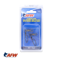 AFW SS Ball-Bearing Snap Swivels #5 | 245lb [2pk]