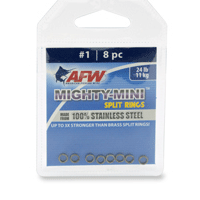 AFW Mighty Mini SS Split Rings #1 [8pk]