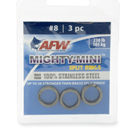 AFW Mighty Mini SS Split Rings #8 [3pk]