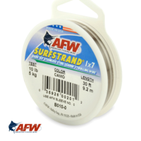 AFW Surfstrand 1x7 Uncoated Wire Camo 10lb [30ft]