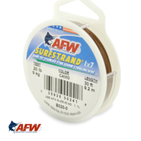 AFW Surfstrand 1x7 Uncoated Wire Camo 20lb [30ft]