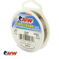 AFW Surfstrand 1x7 Uncoated Wire Camo 30lb [30ft]