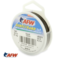 AFW Surfstrand 1x7 Uncoated Wire Camo 90lb [30ft]
