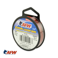 AFW Bleeding 1x7 Nylon-Coated Wire Red 20lb [30ft]