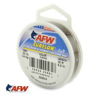 AFW Surflon 1x7 Nylon-Coated Wire Camo 30lb [30ft]