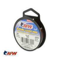 AFW Bleeding 1x7 Nylon-Coated Wire Red 90lb [30ft]