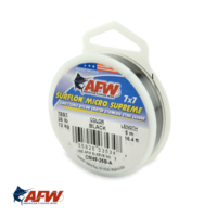 AFW Surflon Micro Supreme 7x7 Nylon-Coated Wire Black 26lb [5m]
