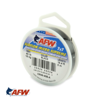 AFW Surflon Micro Supreme 7x7 Nylon-Coated Wire Black 40lb [5m]