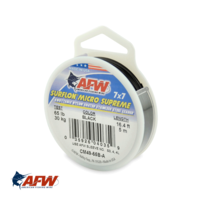 AFW Surflon Micro Supreme 7x7 Nylon-Coated Wire Black 65lb [5m]
