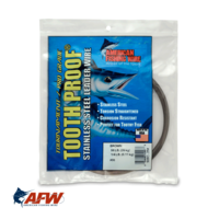 AFW Tooth Proof Single Strand Wire #6 | 58lb [1/4lb]