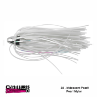 C&H LURES King Buster 38 | Iridescent Pearl/Pearl Mylar [100pk]