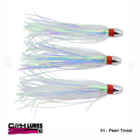 C&H LURES Pearl Baby 01 | Pearl Tinsel [3pk]