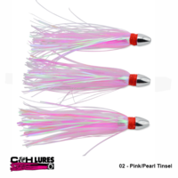 C&H LURES Pearl Baby 02 | Pink/Pearl Tinsel [3pk]