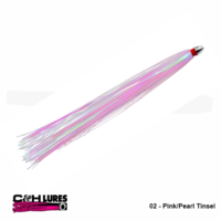 C&H LURES Pearl Baby Long 02 | Pink/Pearl Tinsel [1pk]