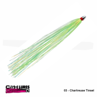 C&H LURES Pearl Baby Long 03 | Chartreuse Tinsel [1pk]
