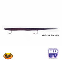 HOGY Deep Drop Swordfish Eel 18" [Naked Rig] | UV Black Eel