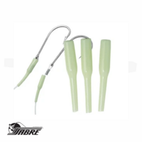 SABRE® Crimp Protector Sleeves 50mm | Lumo [5pc]