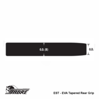 SABRE® HD EVA Tapered Rear Grips [EST]