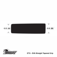 SABRE® HD EVA Straight Tapered Grips [ETG]