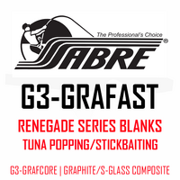 SABRE® G3-Grafast Renegade Series 2pc Tuna Pop Blanks