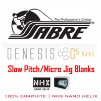 SABRE® Genesis G5 Nano Slow Pitch/Micro Jig Blanks
