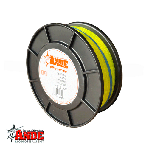 ANDE Monster Yellow 1/2lb Spool | 60lb [400yd]