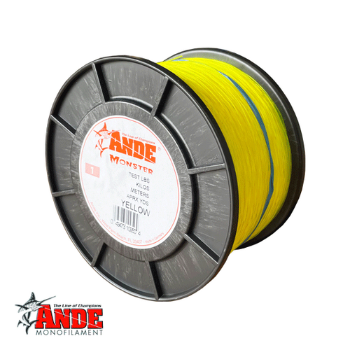 ANDE Monster Yellow 1lb Spool | 50lb [1000yd]