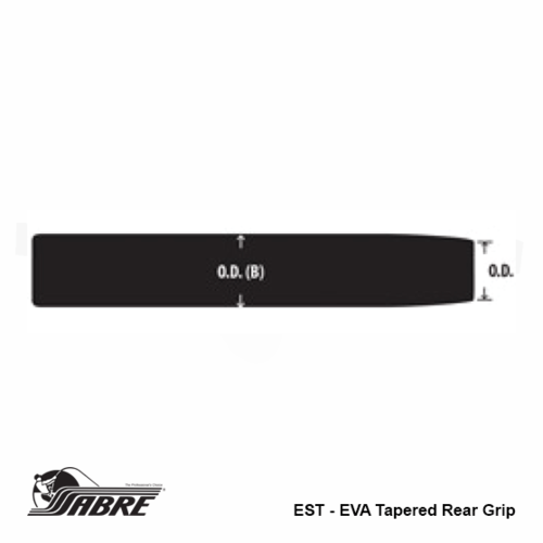 SABRE® HD EVA Tapered Rear Grip [EST1012]