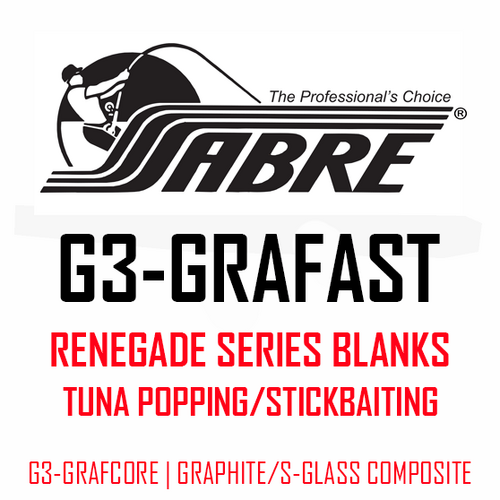 SABRE® G3-Grafast Renegade 2pc Tuna Pop Blank [REN-1]