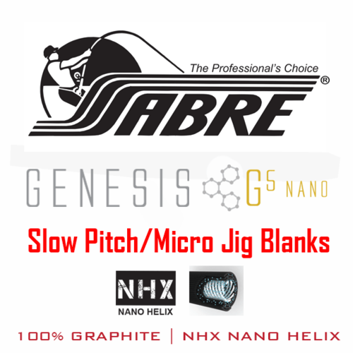 SABRE® Genesis G5 Nano Slow Pitch/Micro Jig Blank [MJ64L]