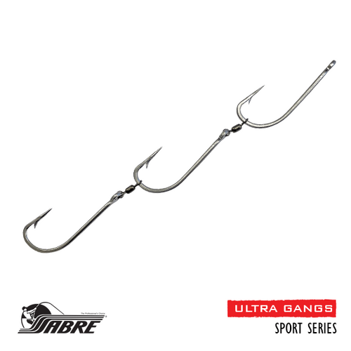 SABRE® Ultra-Gang Hooks SPORT [3pk]